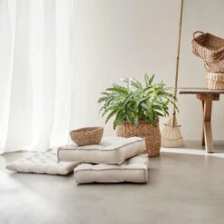 Butlers -Butlers butlers 2 tlg korbset rund rush rope in natur 1