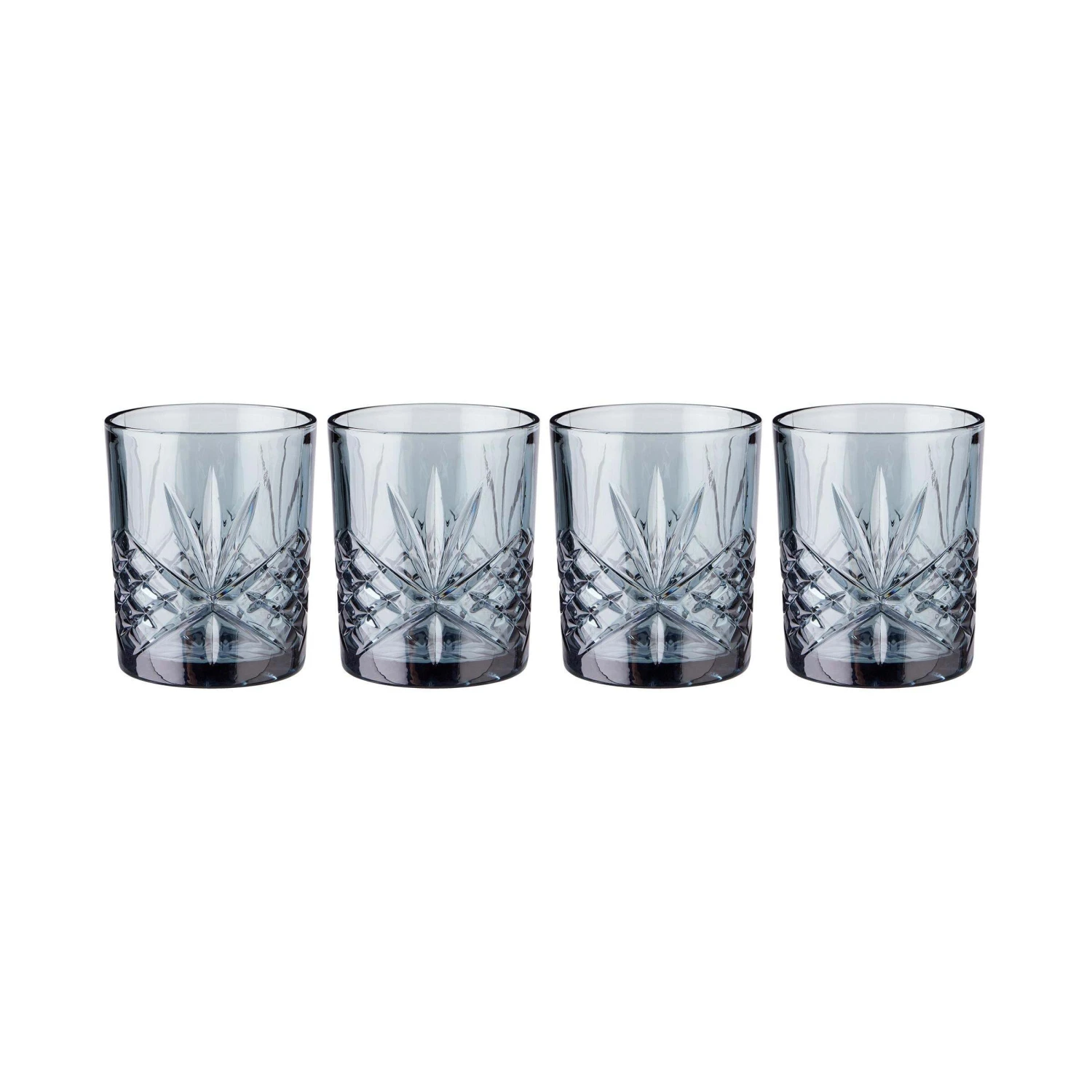 4x Gläser Aus Kristallglas 300ml CRYSTAL CLUB In Dunkelgrau 3 4x Gläser Aus Kristallglas 300ml CRYSTAL CLUB In Dunkelgrau