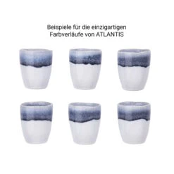 4x Tasse 300ml ATLANTIS In Blau -Butlers butlers 4x tasse 300ml atlantis in blau 6