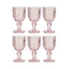 6x Weingläser 230ml VICTORIAN In Rosa -Butlers butlers 6x weinglaser 230ml victorian in rosa