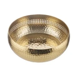Deko-Schale Mit Lochrand Ø27cm BALI In Gold -Butlers butlers deko schale mit lochrand o27cm bali in gold 3