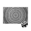 In- & Outdoor-Teppich Circles L 180 X B 118cm COLOUR CLASH In Schwarz-Weiß 2 In- & Outdoor-Teppich Circles L 180 X B 118cm COLOUR CLASH In Schwarz-Weiß -Butlers butlers in and outdoor teppich circles l 180 x b 118cm colour clash in schwarz weiss