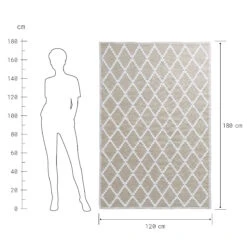 In- & Outdoor-Teppich Rauten L 180 X B 118cm COLOUR CLASH In Natur 14 In- & Outdoor-Teppich Rauten L 180 X B 118cm COLOUR CLASH In Natur -Butlers butlers in and outdoor teppich rauten l 180 x b 118cm colour clash in natur 3