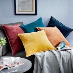 Kissen L 45 X B 45cm COTTON VELVET In Hellbraun 15 Kissen L 45 X B 45cm COTTON VELVET In Hellbraun -Butlers butlers kissen l 45 x b 45cm cotton velvet in hellbraun 6