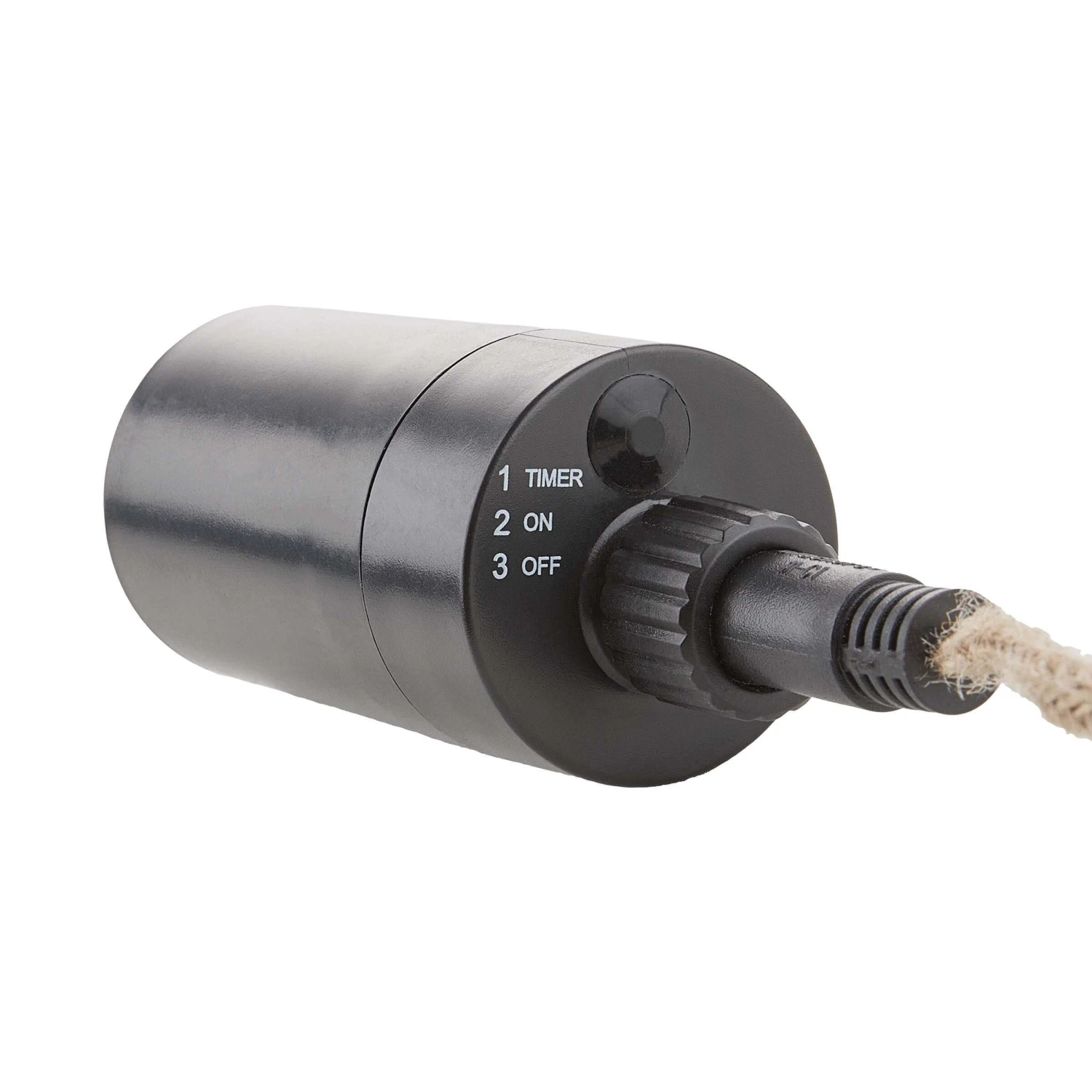 LED-Hängeleuchte Mit Jutekordel Und Aufhängung BULB LIGHT In Schwarz 5 LED-Hängeleuchte Mit Jutekordel Und Aufhängung BULB LIGHT In Schwarz – Bild 4