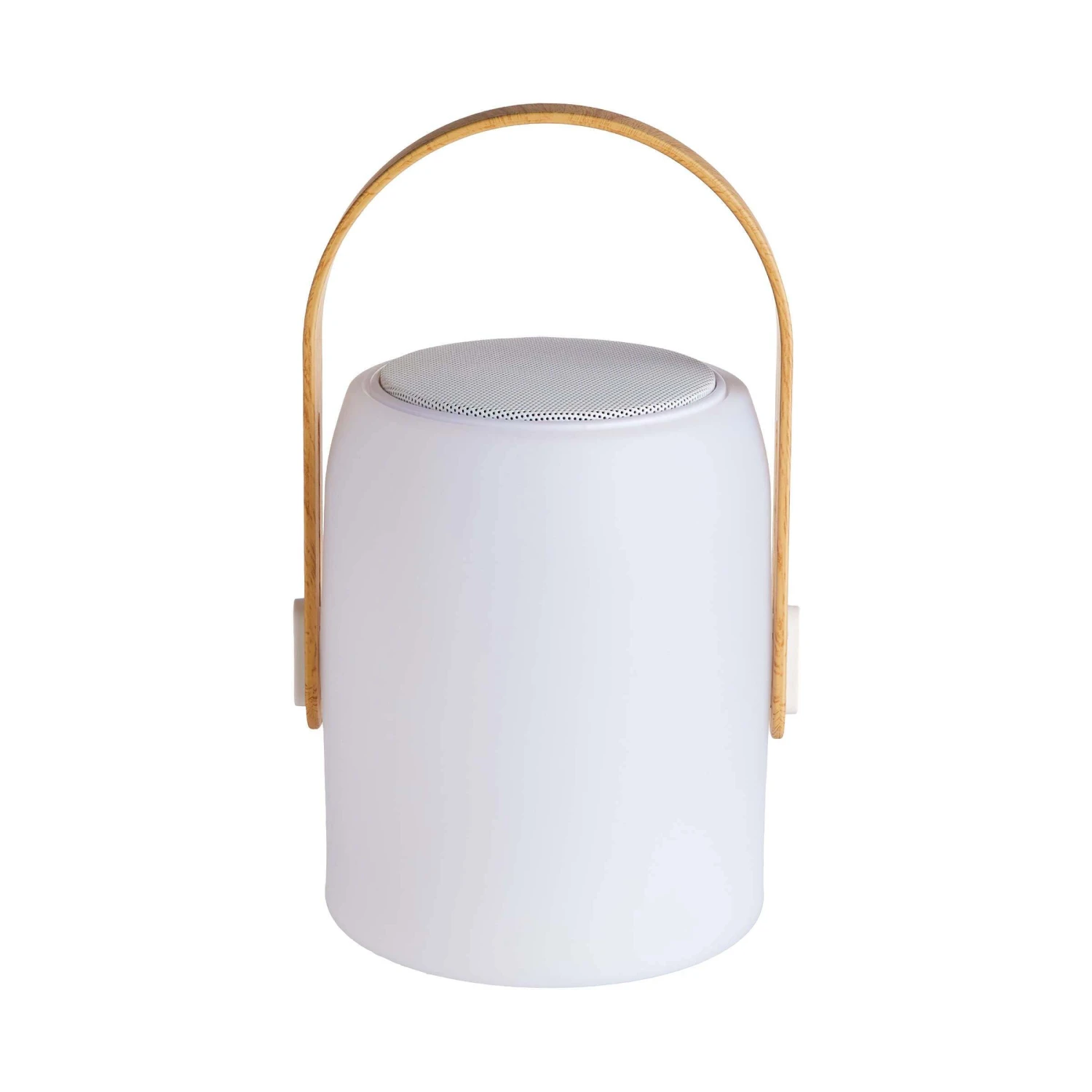 LED Leuchte Mit Bluetooth® Und Farbwechsel SOUND LOUNGE In Weiß-Hellbraun 3 LED Leuchte Mit Bluetooth® Und Farbwechsel SOUND LOUNGE In Weiß-Hellbraun