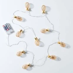 LED-Lichterkette Ananas 10 Lichter Mit USB-Batteriefach MIAMI In Gold -Butlers butlers led lichterkette ananas 10 lichter mit usb batteriefach miami in gold 2