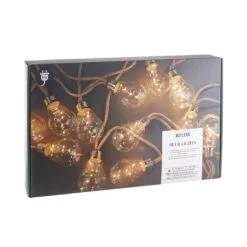 LED Lichterkette Mit Naturseil 15 Lichter Und Stecker BULB LIGHTS In Natur -Butlers butlers led lichterkette mit naturseil 15 lichter und stecker bulb lights in natur 3
