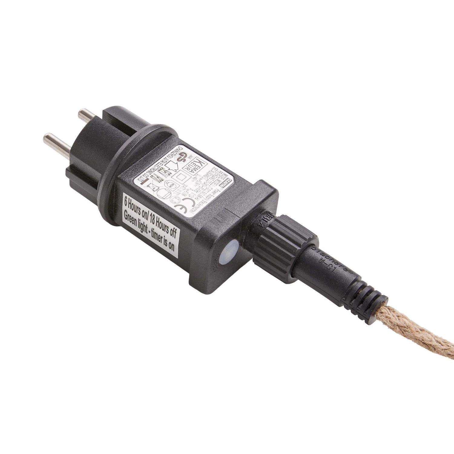 LED Outdoor-Lichterkette Naturseil 100 Lichter Mit Stecker FARMHOUSE In Natur 6 LED Outdoor-Lichterkette Naturseil 100 Lichter Mit Stecker FARMHOUSE In Natur – Bild 4