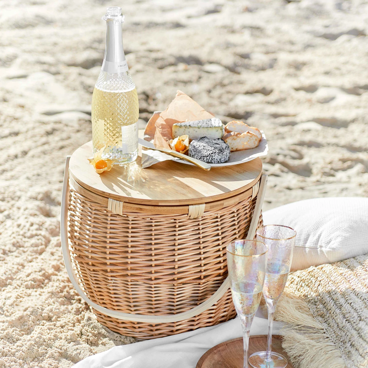 Picknickkorb Inkl. Isolierter Kühltasche THE GREAT OUTDOORS In Natur 4 Picknickkorb Inkl. Isolierter Kühltasche THE GREAT OUTDOORS In Natur – Bild 2