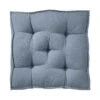 Sitzkissen L 40 X B 40cm SOLID In Blau -Butlers butlers sitzkissen l 40 x b 40cm solid in blau