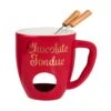 Tasse Mit 2 Gabeln CHOCOLATE FONDUE In Rot 2 Tasse Mit 2 Gabeln CHOCOLATE FONDUE In Rot -Butlers butlers tasse mit 2 gabeln chocolate fondue in rot