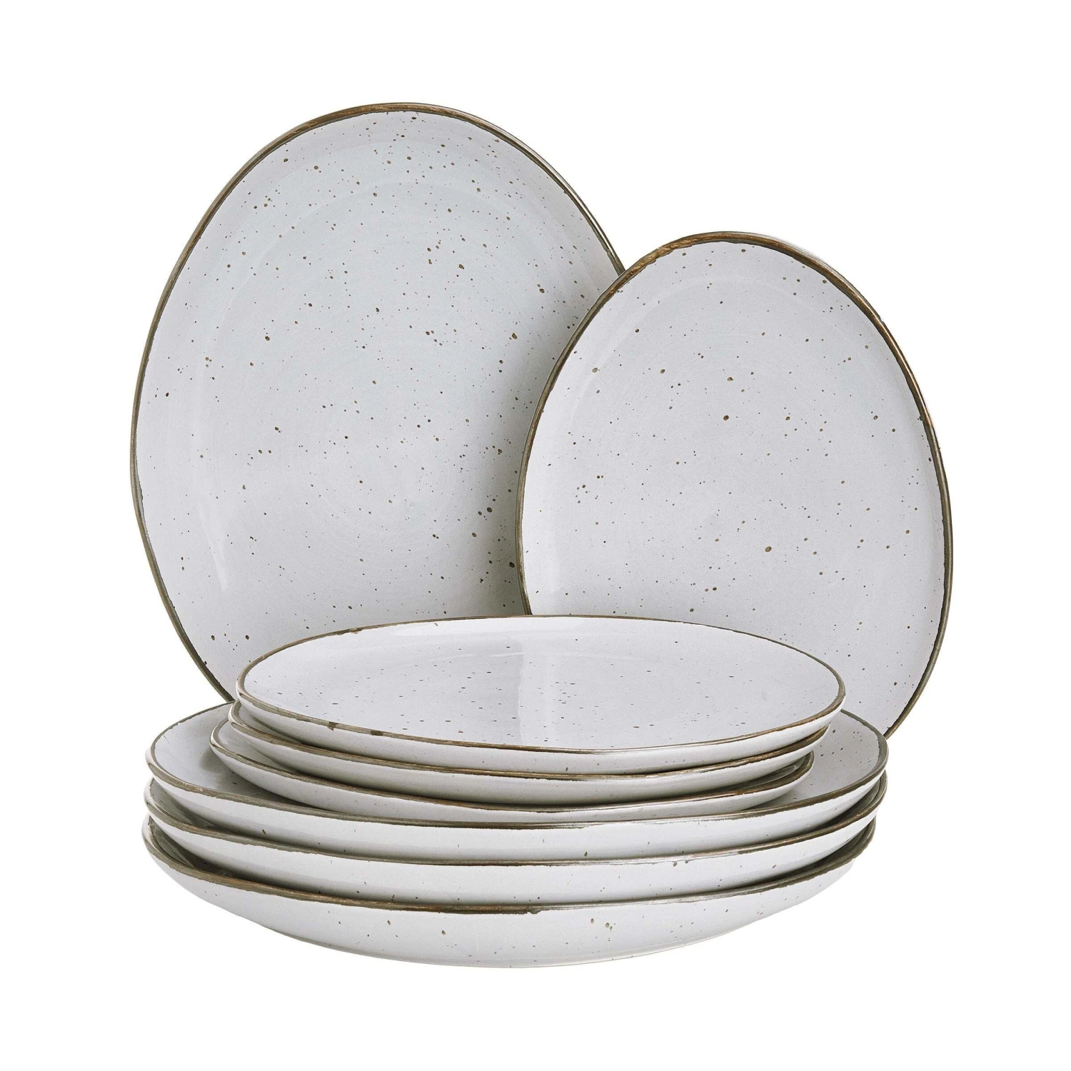 Teller-Set 8-tlg. FINCA In Grau 3 Teller-Set 8-tlg. FINCA In Grau