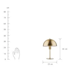 Tischlampe TOPEE In Gold 12 Tischlampe TOPEE In Gold -Butlers butlers tischlampe topee in gold 3