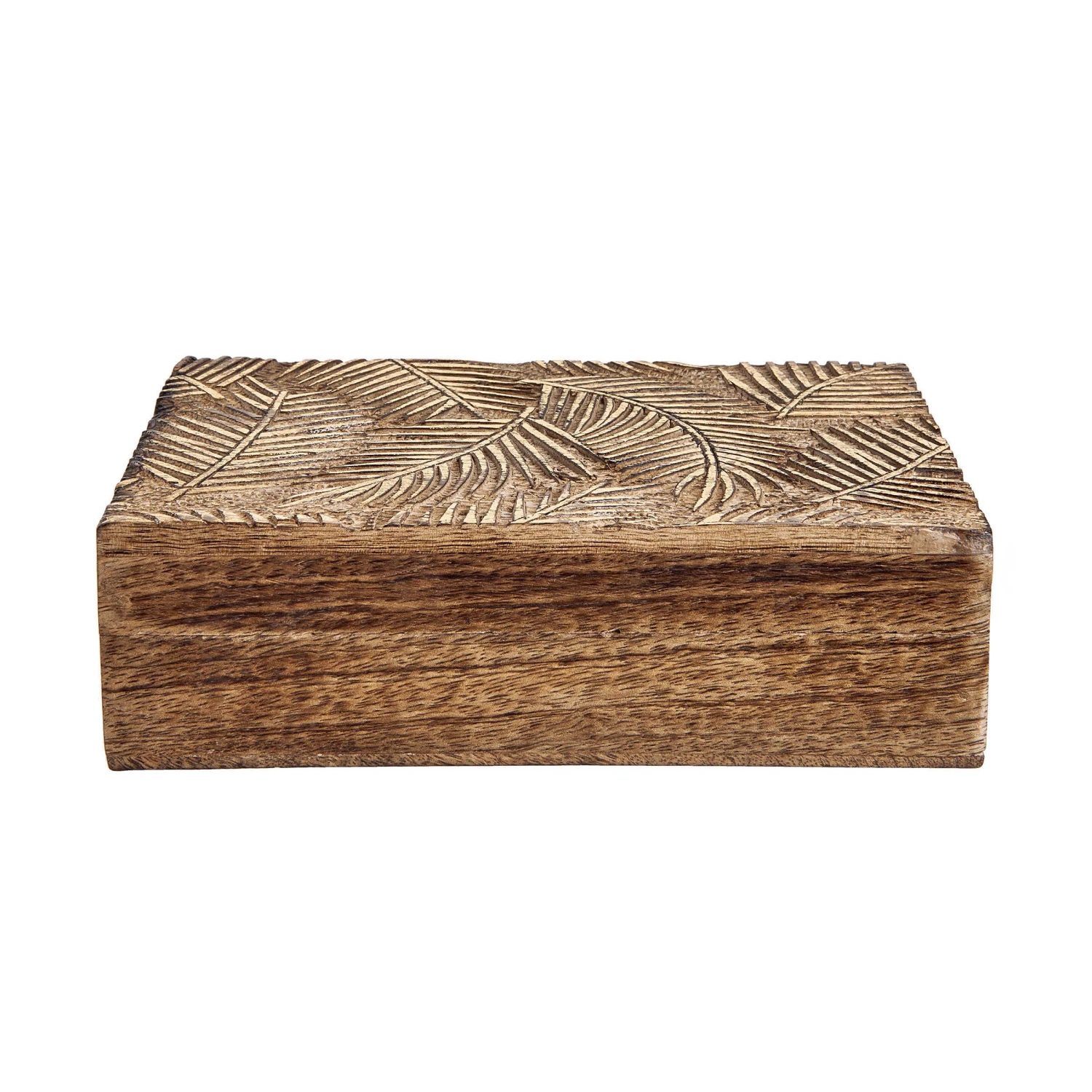 Truhe Mit Schnitzerei Rechteckig L 21 X B 13cm TREASURE In Hellbraun-Gold 5 Truhe Mit Schnitzerei Rechteckig L 21 X B 13cm TREASURE In Hellbraun-Gold – Bild 3