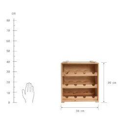 Weinregal VINOTHEK In Natur -Butlers butlers weinregal vinothek in natur 3